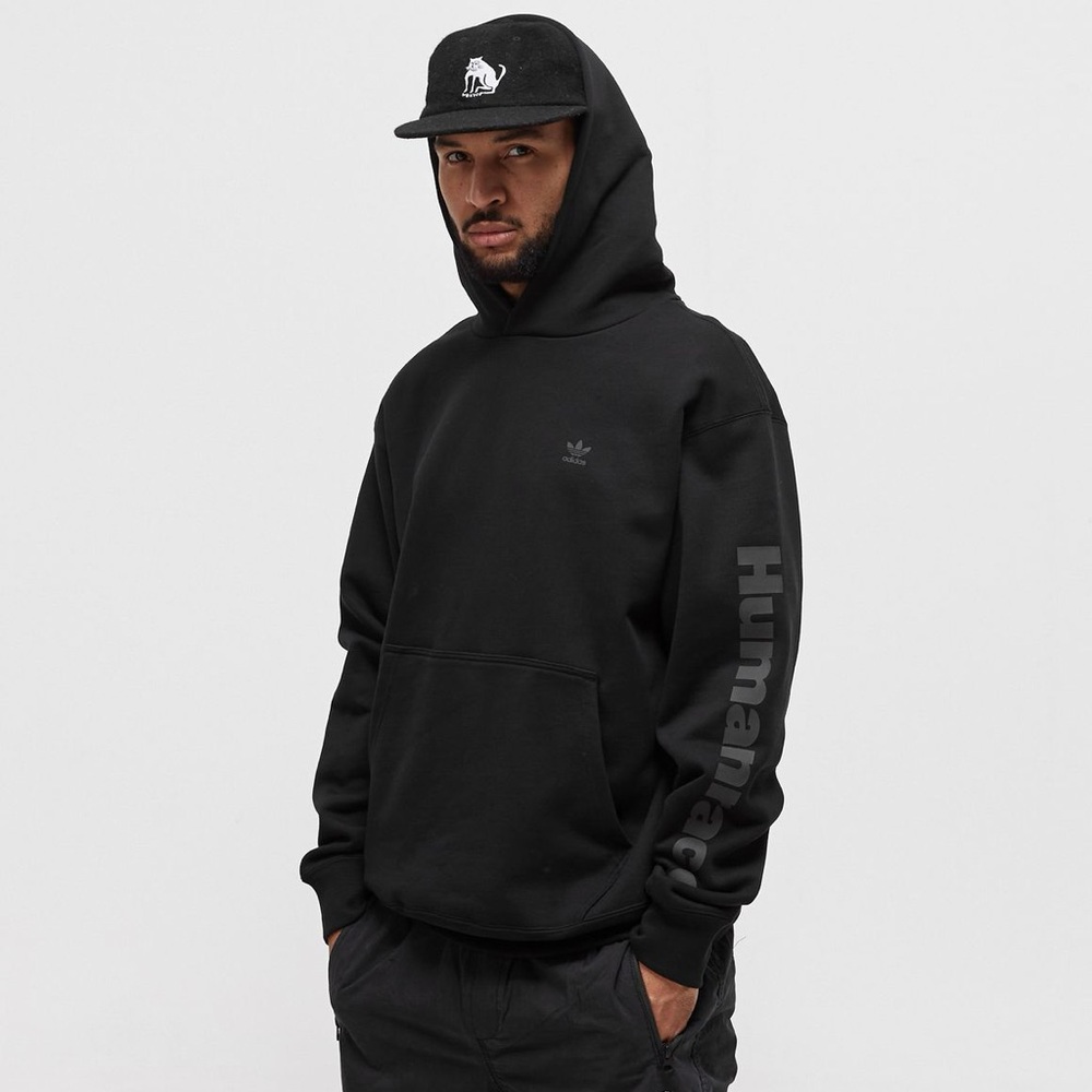ADIDAS X PHARRELL WILLIAMS BLACK BASICS HOODIE